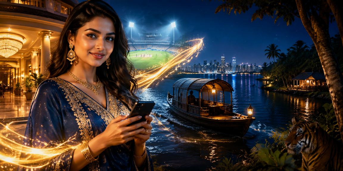 সুন্দরবনের চা বাগানে ক্রিকেট বেটিং উপভোগরত ব্যক্তি